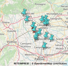 Mappa Via S. Rocco, 35013 Cittadella PD, Italia (10.018)