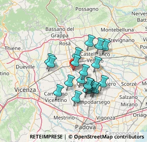 Mappa Via S. Rocco, 35013 Cittadella PD, Italia (10.387)