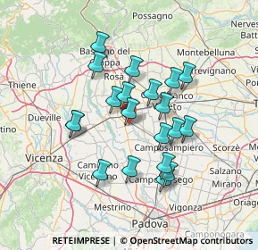 Mappa Via S. Rocco, 35013 Cittadella PD, Italia (11.847)