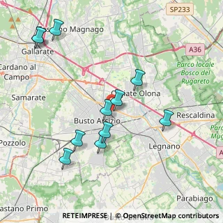 Mappa Via Redipuglia, 21052 Busto Arsizio VA, Italia (4.19091)