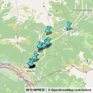 Mappa Fraz. Tour D'hereraz, 11020 Perloz AO, Italia (1.72308)