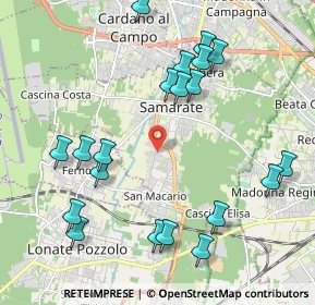 Mappa Via 21017, 21017 Samarate VA, Italia (2.297)