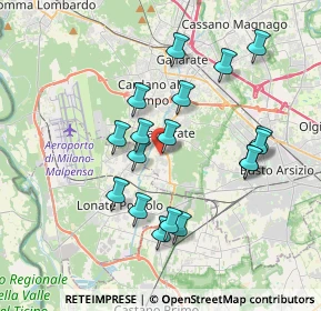 Mappa Via 21017, 21017 Samarate VA, Italia (3.46944)