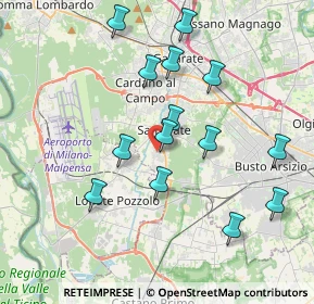 Mappa Via 21017, 21017 Samarate VA, Italia (3.74)