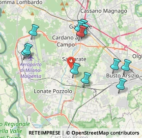 Mappa Via 21017, 21017 Samarate VA, Italia (4.11333)
