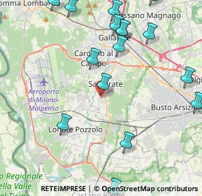 Mappa Via 21017, 21017 Samarate VA, Italia (5.9295)