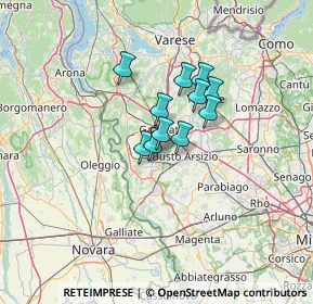 Mappa Via 21017, 21017 Samarate VA, Italia (8.13909)