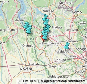 Mappa Via 21017, 21017 Samarate VA, Italia (8.91182)