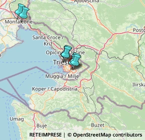 Mappa Via Rodolfo Donaggio, 34148 Trieste TS, Italia (26.67333)