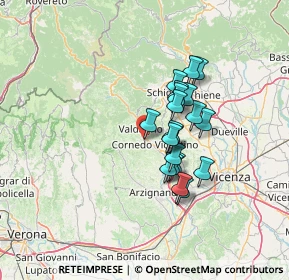Mappa Via Maestri del Lavoro, 36078 Valdagno VI, Italia (9.919)