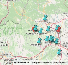 Mappa Via Maestri del Lavoro, 36078 Valdagno VI, Italia (14.67571)