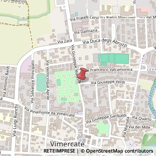 Mappa Via Giuseppe Mazzini, 43, 20871 Vimercate, Monza e Brianza (Lombardia)