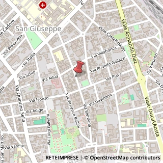 Mappa Via Luigi Maino, 7, 21052 Busto Arsizio, Varese (Lombardia)