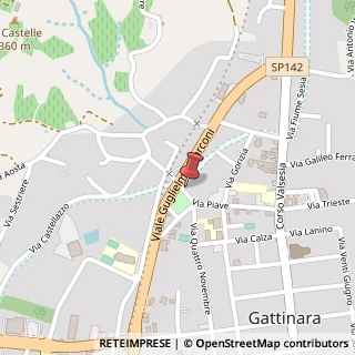 Mappa Via Piave, 36, 13045 Gattinara, Vercelli (Piemonte)