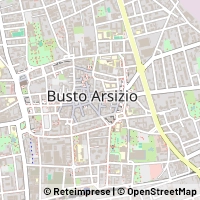 Mapa Busto Arsizio