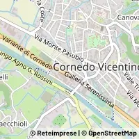 Map Cornedo Vicentino