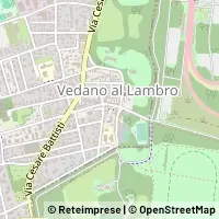 Kartta Vedano al Lambro