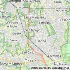 Mappa Lissone