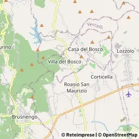 Mappa Villa del Bosco