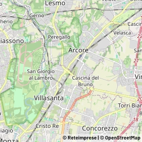 Mappa Arcore