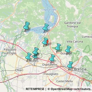 Mappa Via Eugenio Montale, 25050 Provaglio d'Iseo BS, Italia (7.105)