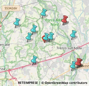 Mappa Via Carducci, 20874 Busnago MB, Italia (4.48)