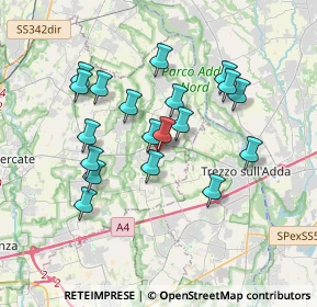 Mappa Piazzetta Guglielmo Marconi, 20874 Trezzo sull'Adda MI, Italia (3.20947)