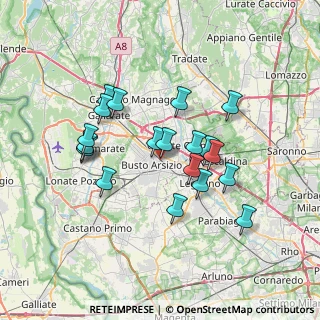 Mappa Piazzale Volontari Libertà, 21052 Busto Arsizio VA, Italia (6.353)