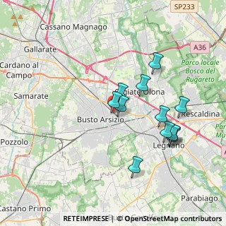 Mappa Piazzale Volontari Libertà, 21052 Busto Arsizio VA, Italia (3.40167)