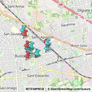 Mappa Piazzale Volontari Libertà, 21052 Busto Arsizio VA, Italia (0.82182)