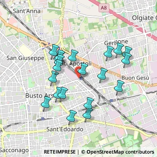Mappa Piazzale Volontari Libertà, 21052 Busto Arsizio VA, Italia (0.886)
