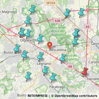 Mappa Via Don Lorenzo Milani, 20025 Legnano MI, Italia (5.19368)
