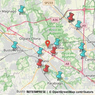 Mappa Via Don Lorenzo Milani, 20025 Legnano MI, Italia (5.07)