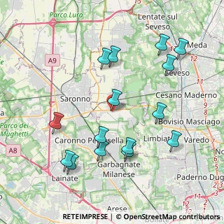Mappa Via Drizza, 20033 Solaro MI, Italia (4.24733)