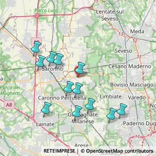 Mappa Via Drizza, 20033 Solaro MI, Italia (3.96917)