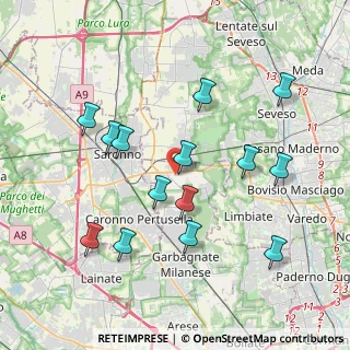 Mappa Via Drizza, 20033 Solaro MI, Italia (3.91071)