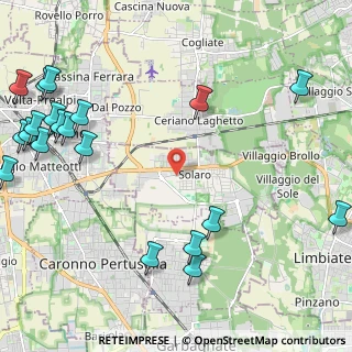 Mappa Via Drizza, 20033 Solaro MI, Italia (3.141)
