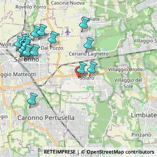 Mappa Via Drizza, 20033 Solaro MI, Italia (2.71722)