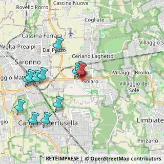Mappa Via Drizza, 20033 Solaro MI, Italia (2.17917)