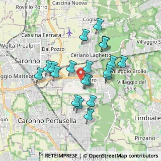 Mappa Via Drizza, 20033 Solaro MI, Italia (1.569)