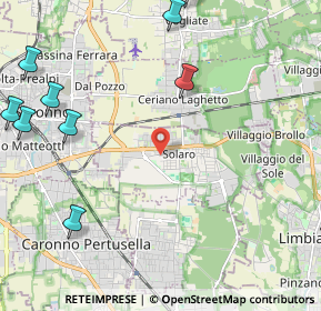 Mappa Via Drizza, 20033 Solaro MI, Italia (3.28364)