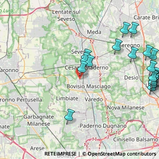Mappa S.p 44 ex, 20037 Paderno Dugnano MI, Italia (5.9155)