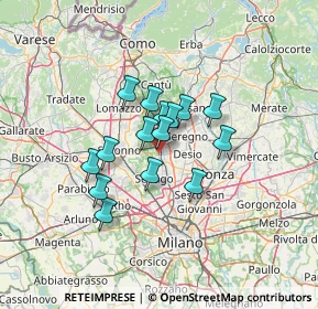 Mappa S.p 44 ex, 20037 Paderno Dugnano MI, Italia (9.29267)