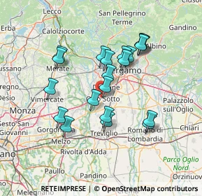 Mappa Via Gabriele Camozzi, 24046 Osio Sotto BG, Italia (12.4335)