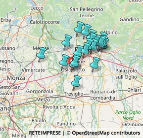 Mappa Via Gabriele Camozzi, 24046 Osio Sotto BG, Italia (10.061)