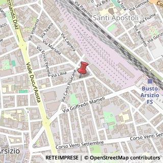 Mappa Via Generale Biancardi, 17, 21052 Busto Arsizio, Varese (Lombardia)