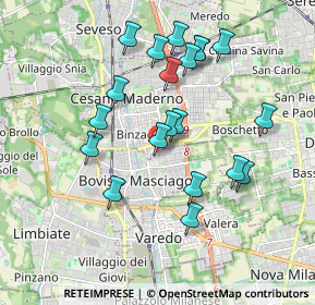 Mappa Largo Brughetti, 20813 Bovisio-Masciago MB, Italia (1.77)