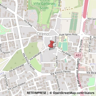 Mappa Via Sabotino, 2, 20871 Vimercate, Monza e Brianza (Lombardia)