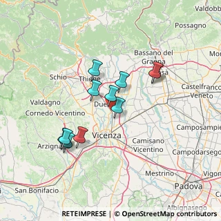Mappa 36030 Dueville VI, Italia (12.02)