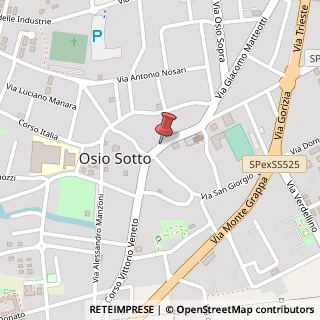 Mappa Via Piave, 12, 24046 Osio Sotto, Bergamo (Lombardia)